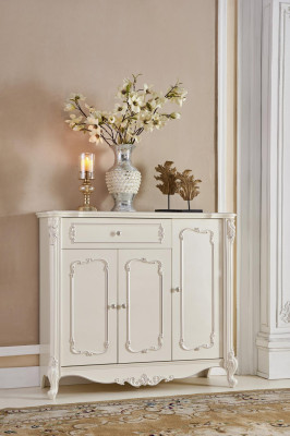 Clásico estilo barroco antiguo cómoda aparador cómodas de madera maciza