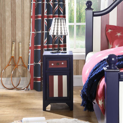 Diseño americano 1x mesa auxiliar mesas de consola de madera muebles nueva mesa genuina
