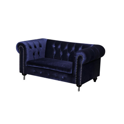 Barroco sofá cama - Chesterfield tela de 2 plazas en cuero textil jvmoebel ®