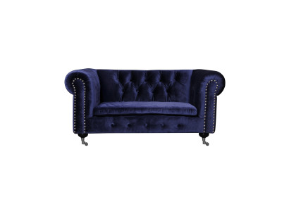 Barroco sofá cama - Chesterfield tela de 2 plazas en cuero textil jvmoebel ®