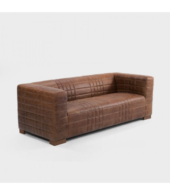 Chesterfield 3 plazas Sofá de lujo en tela de cuero Sofás de diseñador nuevos