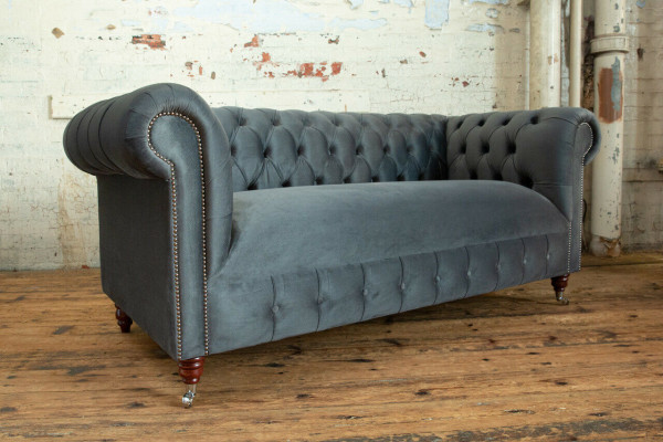 sofá clásico de salón Chesterfield muebles sofá asiento acolchado sofás de sofá