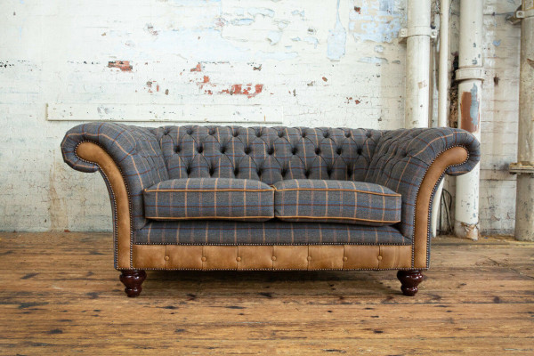 Chesterfield muebles clásico sofá de sala de estar sofá asiento acolchado sofás sofás