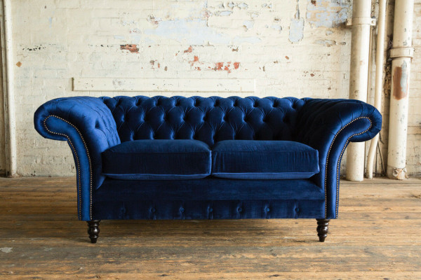 Sofá Chesterfield de 2 plazas Tapizado Sofás de diseñador Conjunto de sofás de dos plazas