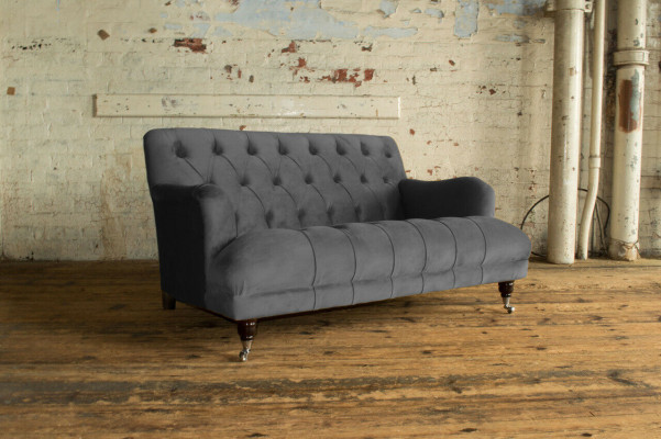 Sofá Chesterfield de 2 plazas, sofás tapizados, cojines, conjuntos de asientos tapizados nuevos.