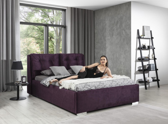 Diseño de cama de lujo Lujo Camas Textiles Dormitorio moderno 140/160/180/200