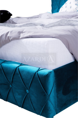 Cama almohada diseño lujo doble camas de hotel matrimonio 160 x 200cm dormitorio terciopelo