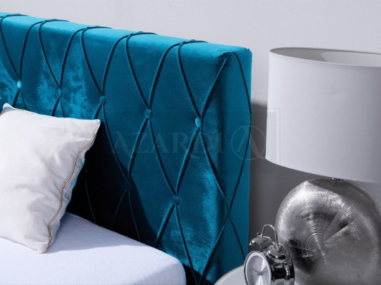 Cama almohada diseño lujo doble camas de hotel matrimonio 160 x 200cm dormitorio terciopelo