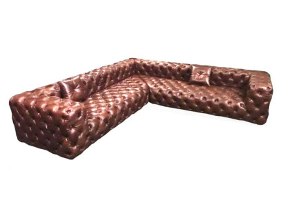 Sofá esquinero Sofá Sofá Conjunto de salón Sofá esquinero Sofás Chesterfield Muebles