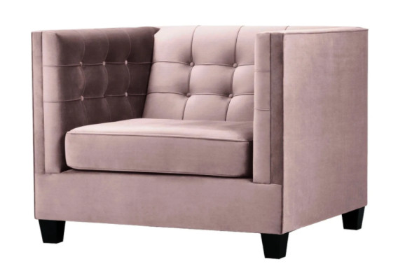 Sillón Chesterfield de tela Púrpura, Mueble creativo nuevo y moderno para sala de estar.