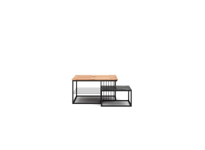 Mesa de centro mesa auxiliar de madera mesa 2 piezas moderna sala de estar