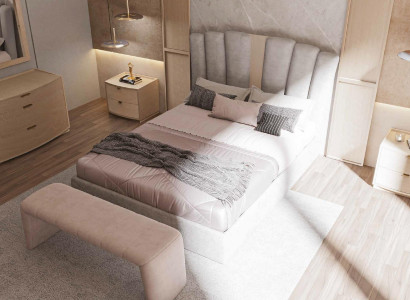 Taburete Acolchado Asiento Diseño Textil Relax Lujo Sofá Banqueta Tela Moderno