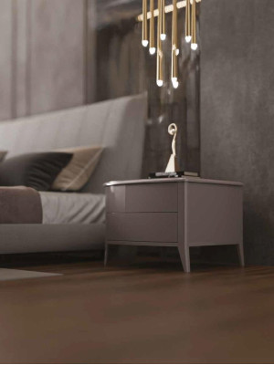 Diseño de muebles de dormitorio de lujo para mesitas de noche, consolas y mesas auxiliares nuevas.