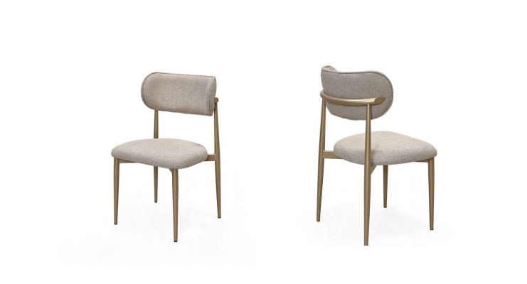 Comedor Rincón de comedor Conjunto de comedor Mesa de comedor Sillas Madera Beige 7 piezas Mesa.