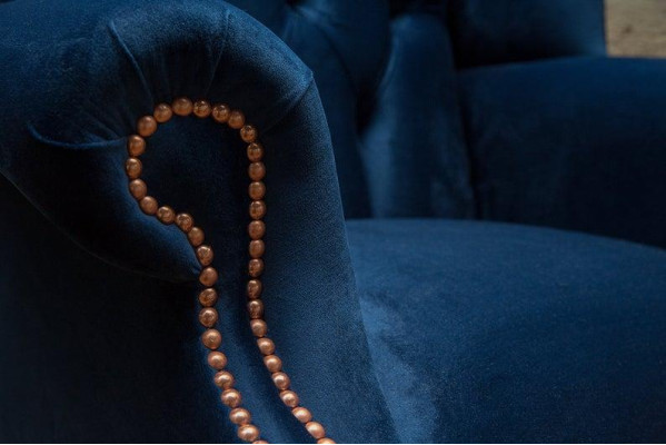 Sofá de diseño Chesterfield Sillón Sofá Tapizado Butaca Sofás Individuales Nuevo