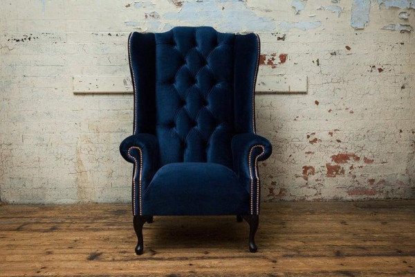 Sofá de diseño Chesterfield Sillón Sofá Tapizado Butaca Sofás Individuales Nuevo