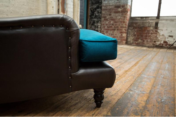 Chesterfield sofá de cuero sofá tapizado diseñador 2 plazas sofás de tela Sofás nuevos