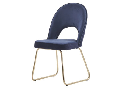 Comedor azul 6 sillas de madera sillones de lujo juego de muebles de sala de estar 6 piezas. Nuevo