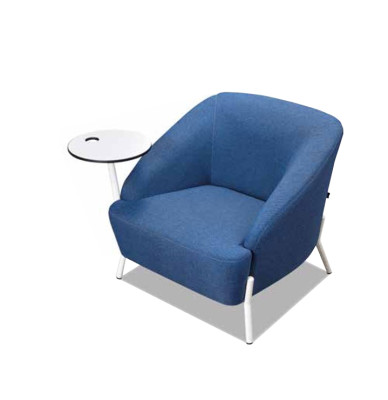 Conjunto de sofás gris azul diseñador moderno de 2 plazas sillón