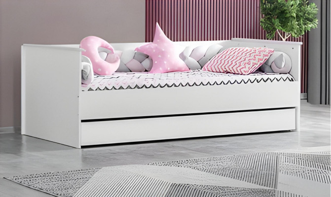 Cama infantil de madera cama litera cama funcional de madera extensible multicolor nueva