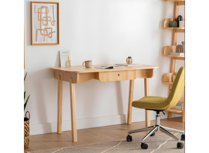 Escritorio beige diseñador mesa de ordenador de lujo muebles de oficina robustos