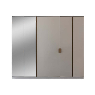 Armario gris claro muebles de diseñador para dormitorio armarios de madera de lujo