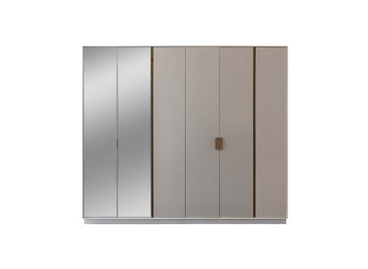 Armario gris claro muebles de diseñador para dormitorio armarios de madera de lujo