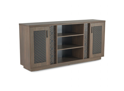 Armario Archivador Aparador Marrón Negro Diseño Moderno Bicolor Diseño Moderno