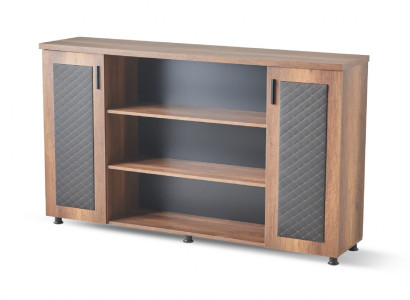 Armario archivador Aparador Marrón negro Bicolor Moderno Estudio