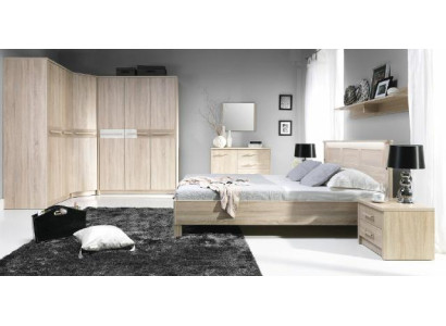 Juego de dormitorio completo: armario, cama, cómoda - Cremona 3