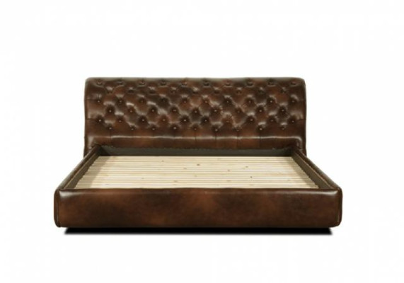 Chesterfield Gran Cama cama tapizada cama doble Cama real antigua noble NUEVA