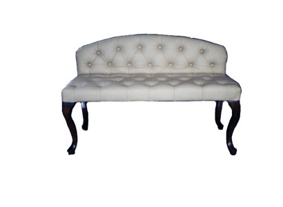 Sofá de chaise longue Chesterfield con 3 asientos de club, reposapiés de reposo, otomana nueva