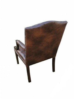 Trono antiguo de imitación de sillón Chesterfield del rey 1500 silla de caballero sofá.