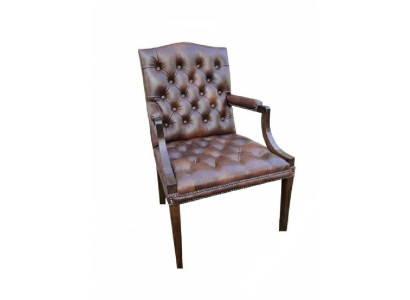 Trono antiguo de imitación de sillón Chesterfield del rey 1500 silla de caballero sofá.