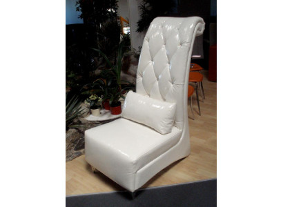 Diseño Sillón Silla Club VIP Trono Salón Sofá Diván con Cojines de Cristal Nuevo