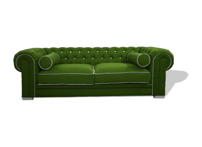 Sofá Chesterfield de 3 plazas, sofá acolchado de diseñador, juego de sofás SL Sofa 32.