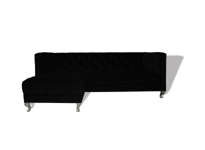 Chesterfield Sofa de 3 plazas, diseño de sofá tapizado SLIII, juego de sofás número 7.