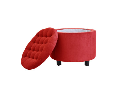 Taburete Reposapiés Otomano Reposapiés Puf de asiento Sala de estar Diseñador Solano