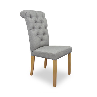 Silla de club de salón Chesterfield Sillón Comedor Respaldo relax Sillas Sillón