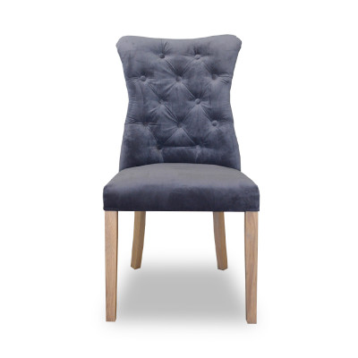Silla de diseño Chesterfield sillón tapizado sillas comedor nuevas Ashley para hostelería.