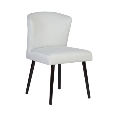 Silla de diseño de lujo con tapizado de butaca nueva para sala de estar o comedor.