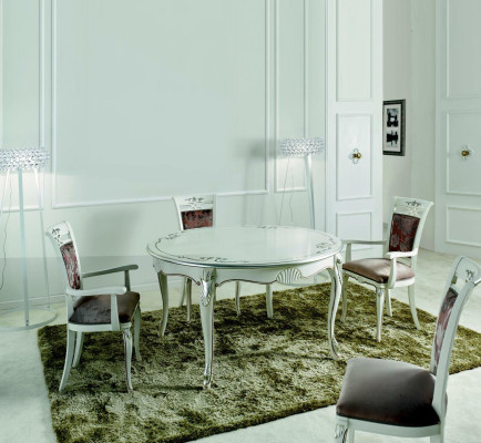 Muebles italianos mesa de comedor madera mesa de lujo diseño mesas comedor 140x79cm