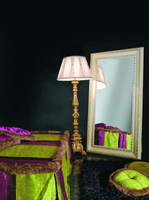 Espejo de pared clásico con marco de madera, mueble espejo barroco rococó marco de vidrio pared nuevo.