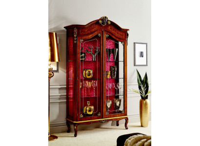 Vitrina mueble de madera armarios de vidrio. Muebles- de aparador rejilla de ariete italiana.