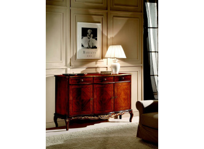 Envíe muebles italianos de lujo de madera.