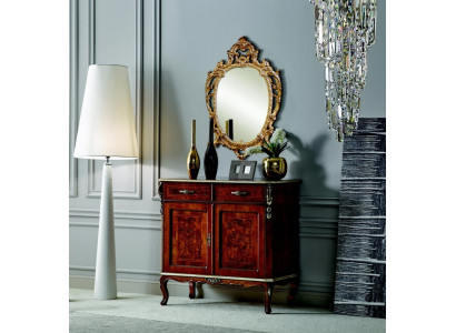 Muebles de diseño italiano de madera Estilo de muebles Barroco 2 piezas cómoda