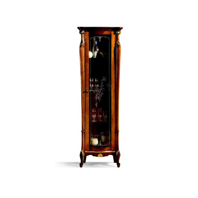 Schick Design Vitrina de vidrio de madera Estilo clásico Barroco Vitrinas Muebles italianos Nuevos