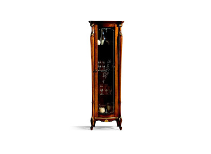 Schick Design Vitrina de vidrio de madera Estilo clásico Barroco Vitrinas Muebles italianos Nuevos