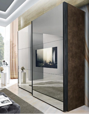 Armario Armario ropero Armarios correderos Muebles italianos para dormitorio Nuevo