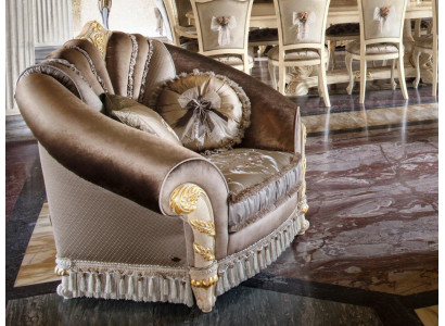 Sillón de una plaza de tela de relax acolchado de sala de estar, club, muebles nuevos, diseño de silla.